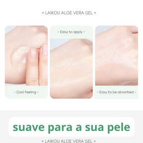 LAIKOU Aloe Vera Gel De Rosto Ácido Hialurônico Anti-Envelhecimento - Hidratação e Clareamento